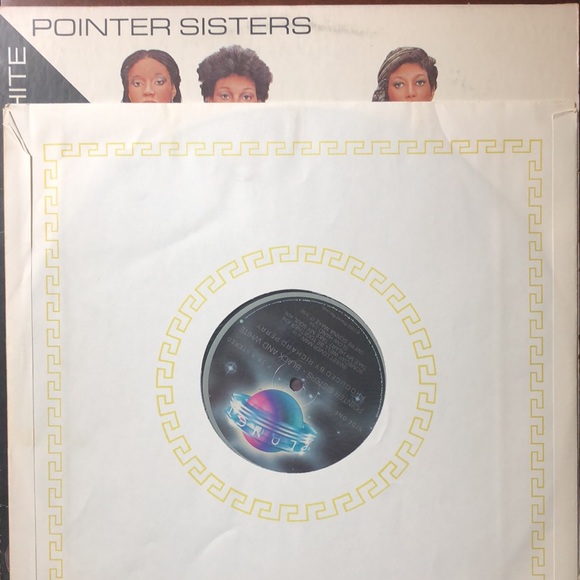 Pointer Sisters Black And White Vinyl Lp '81 - Picture 7 of 7
